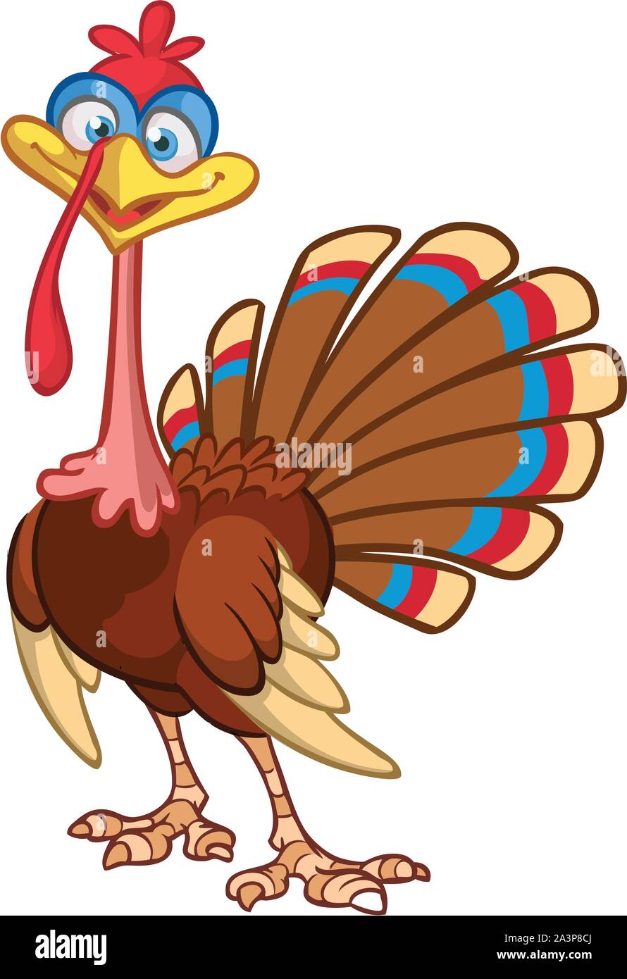 scared turkey clipart image