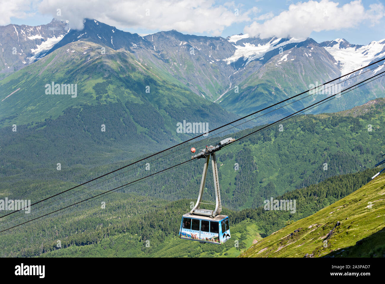 Alyeska aerial tram hires stock photography and images Alamy
