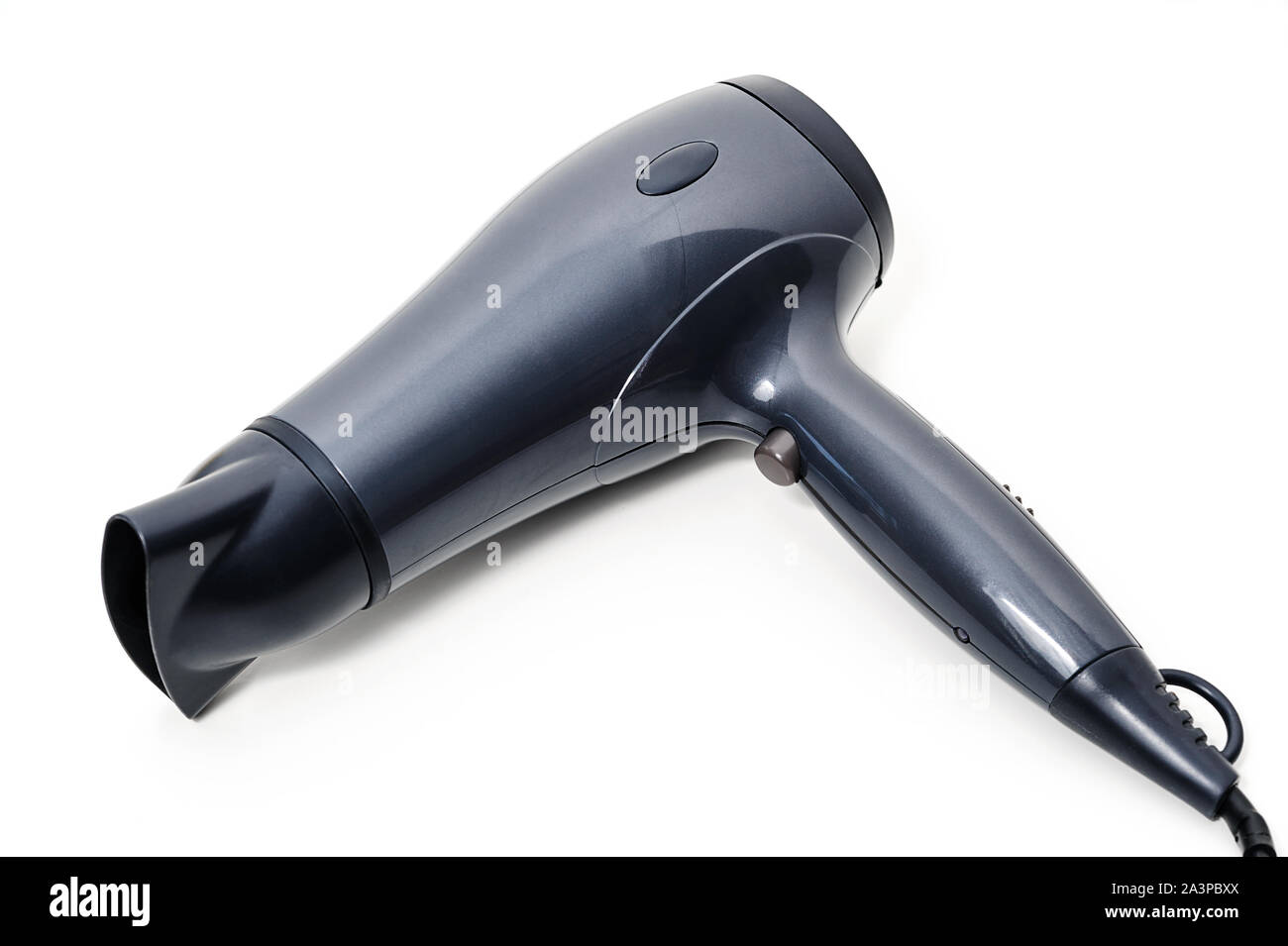 Black hair dryer on white background. View in perspective Stock Photo - Alamy Black hair dryer on white background. View in perspective Stock Photo - Alamy