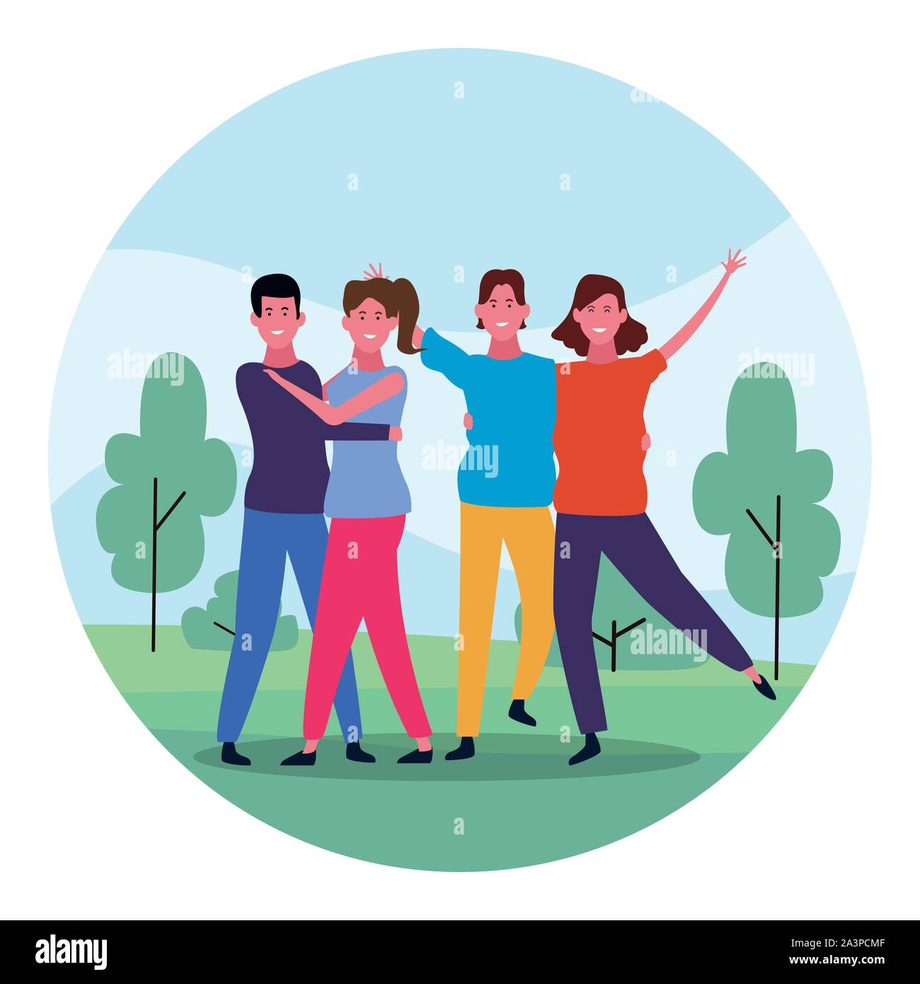happy couples design Stock Vector Image & Art - Alamy