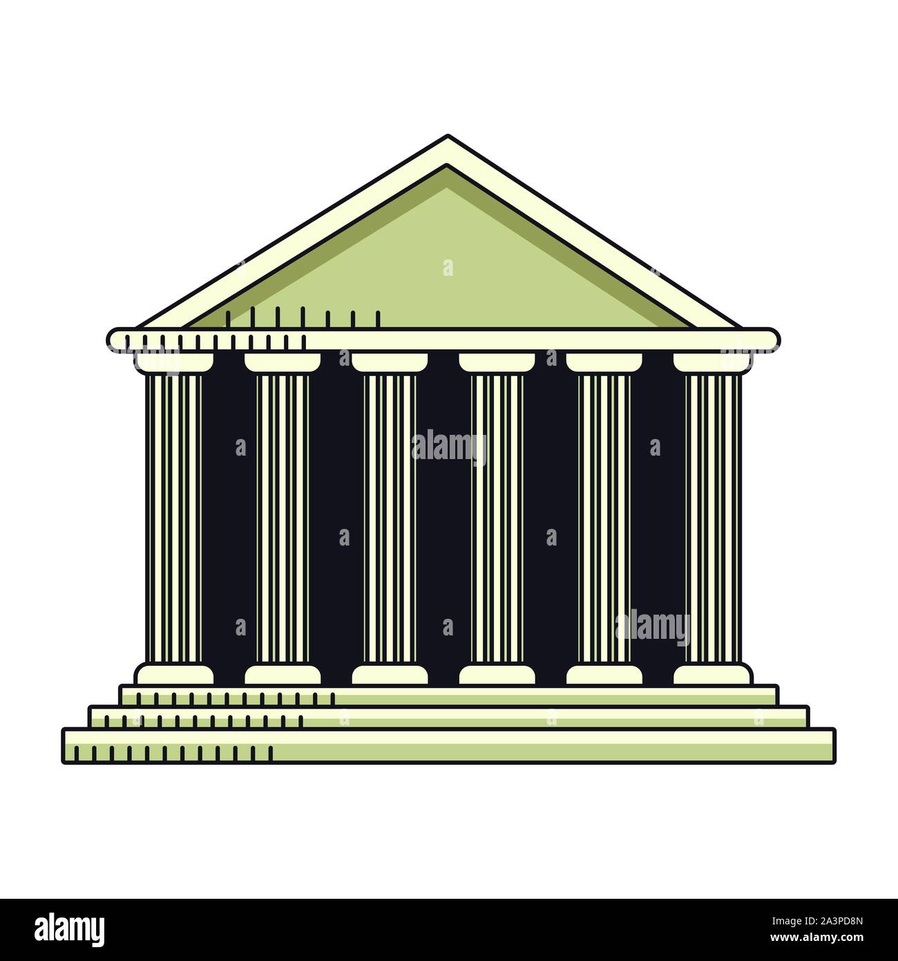 Pantheon rome exterior illustration hi-res stock photography and images ...