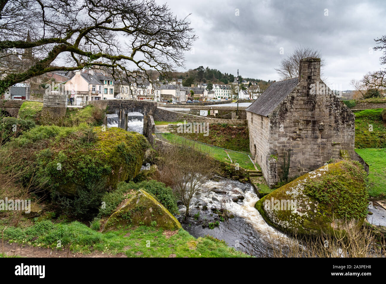 The Huelgoat, a small town in Brittany, in the heart of the Regional