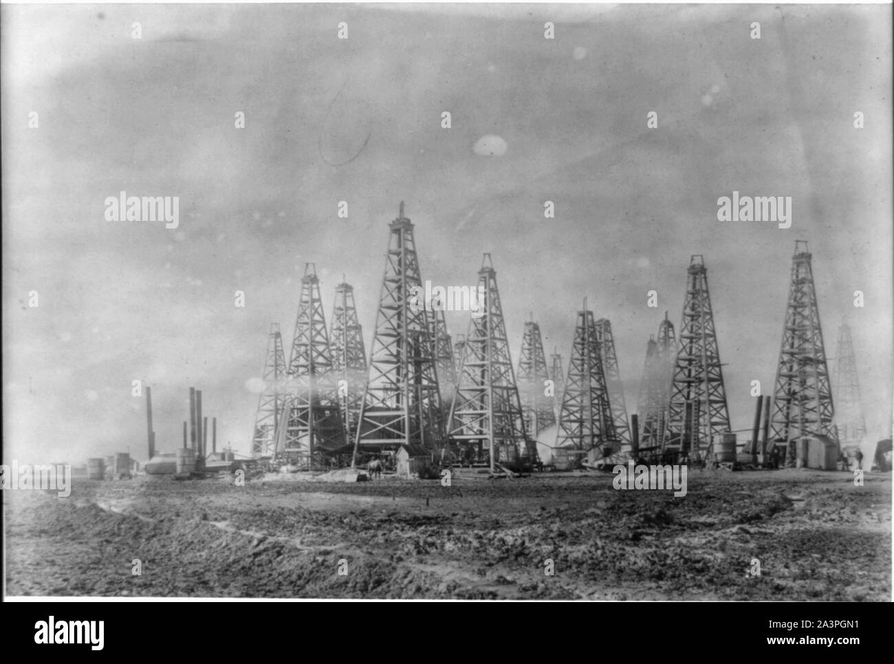 Spindletop [Spindletop, Beaumont, Port Arthur, and vicinity, Texas oil industry] Stock Photo