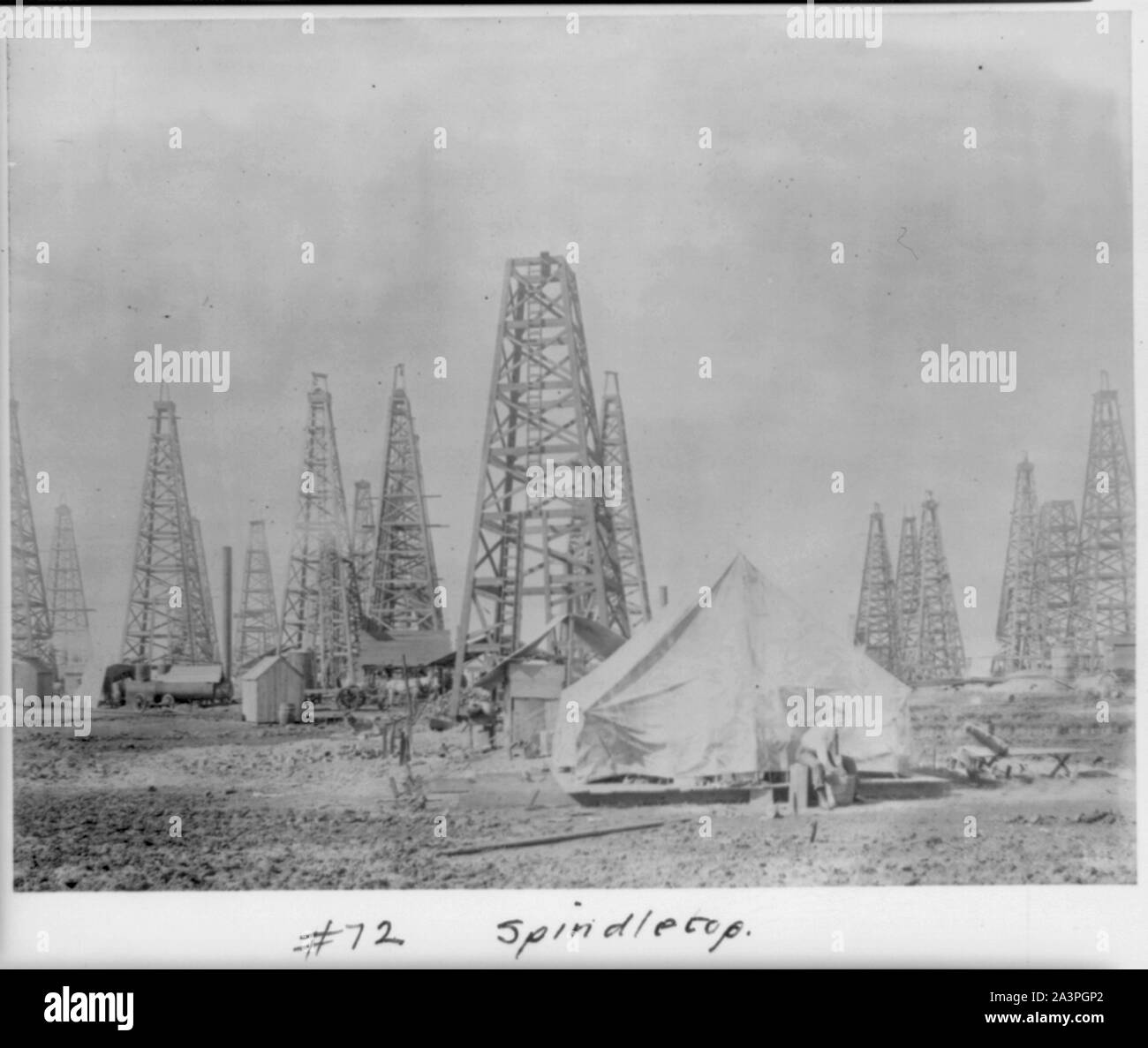 Spindletop [Spindletop, Beaumont, Port Arthur, and vicinity, Texas oil industry] Stock Photo