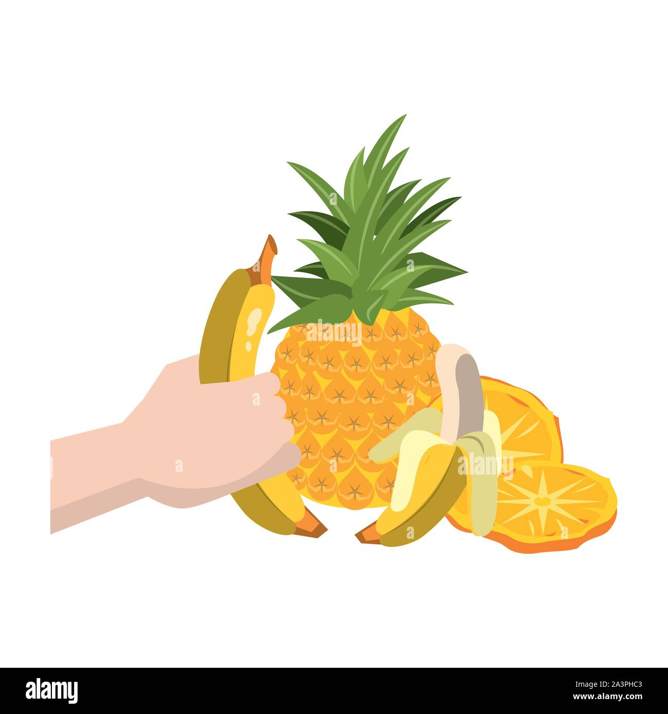 Tropical fruits design Stock Vector Image & Art - Alamy