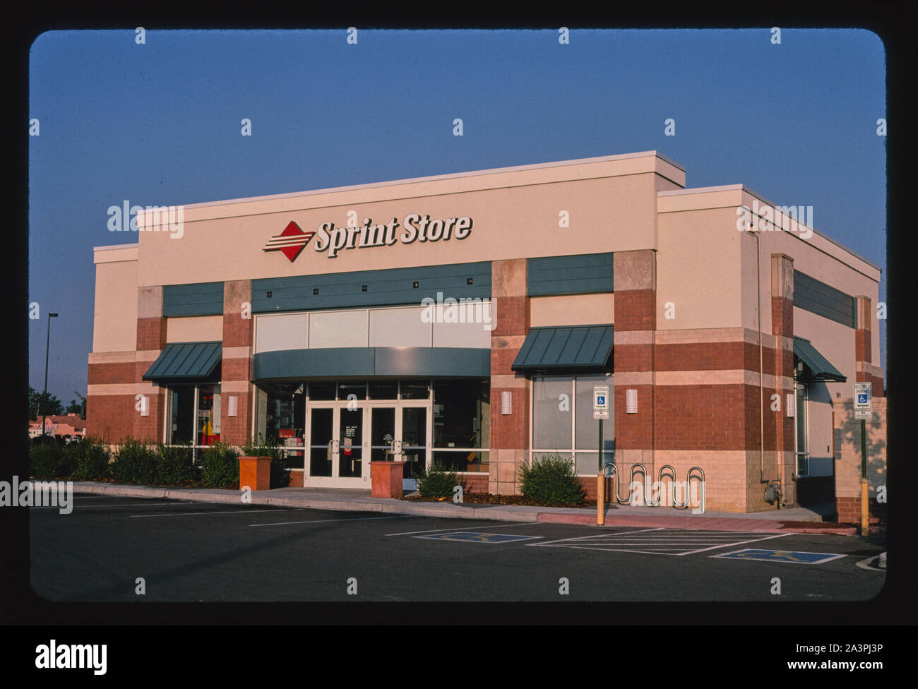 Sprint Store, Quebec Plaza, Quebec Street, Denver, Colorado Stock Photo