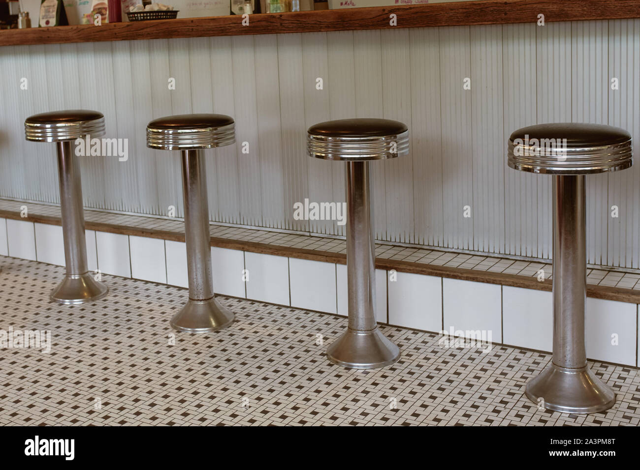 Stools diner counter hires stock photography and images Alamy