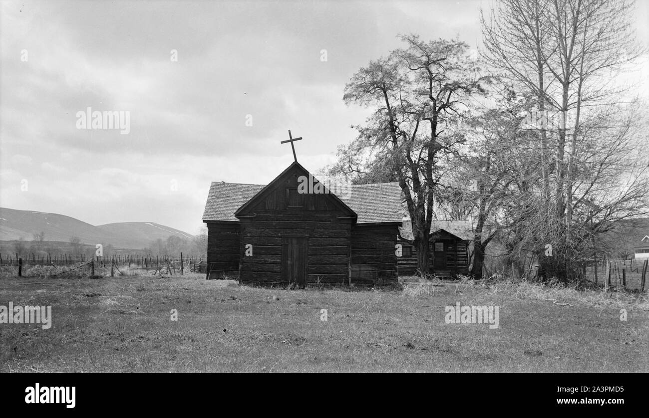 St Joseph's Mission Tampico Washington Stock Photo Alamy