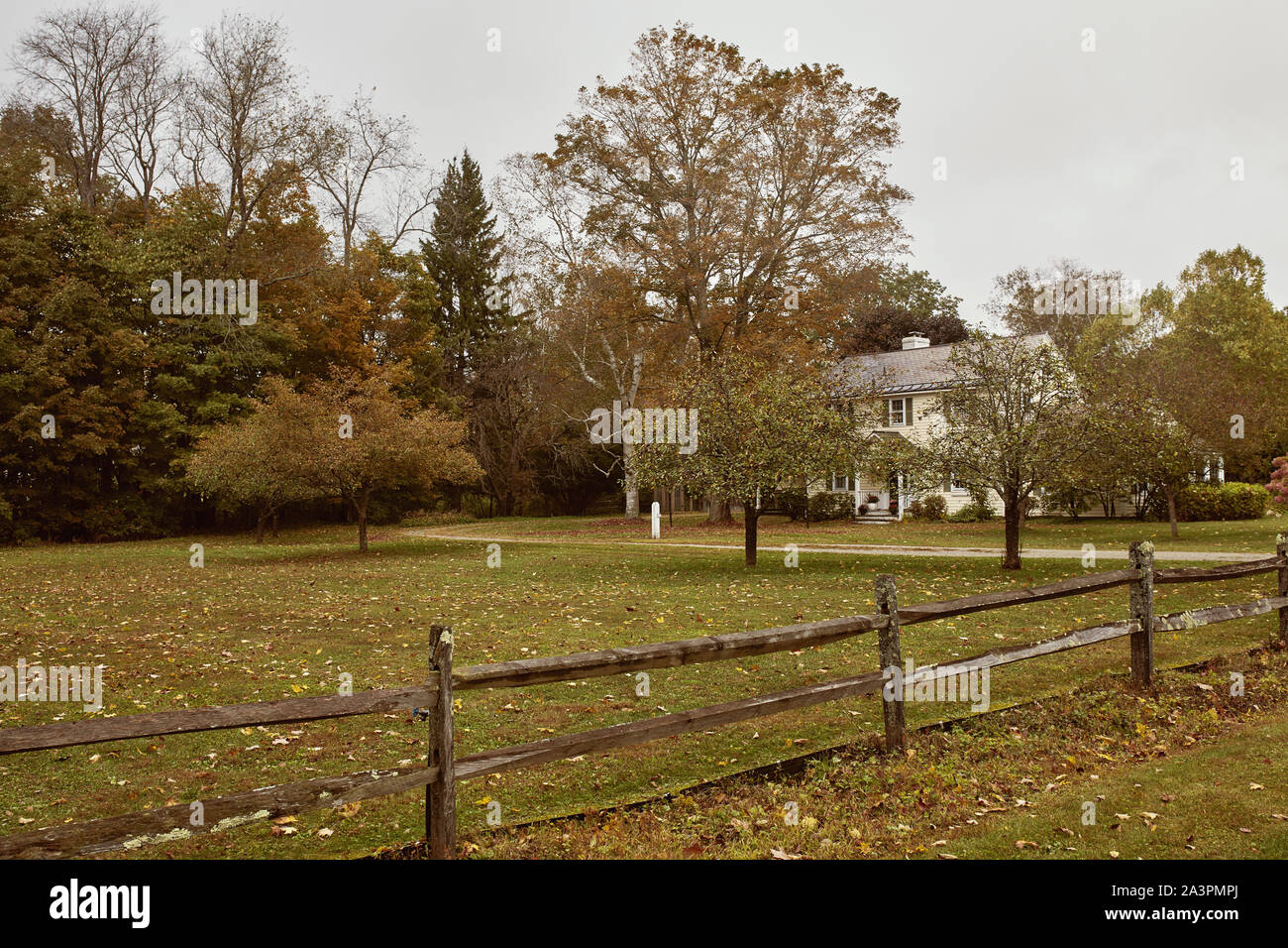 Dorset, Vermont October 1st, 2019 Beautiful countryside neighborhood