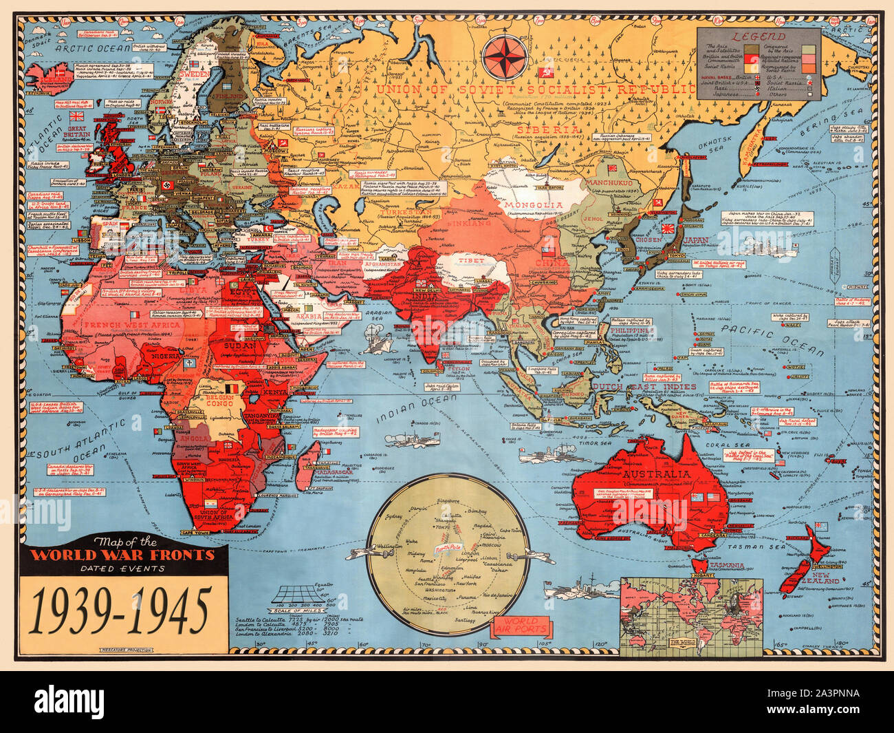 Map Of World War Ii