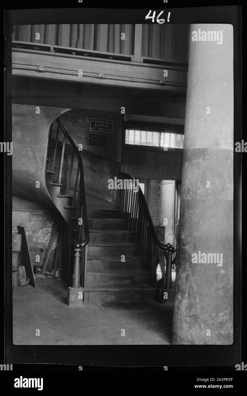 South elevation staircase Black and White Stock Photos & Images - Alamy