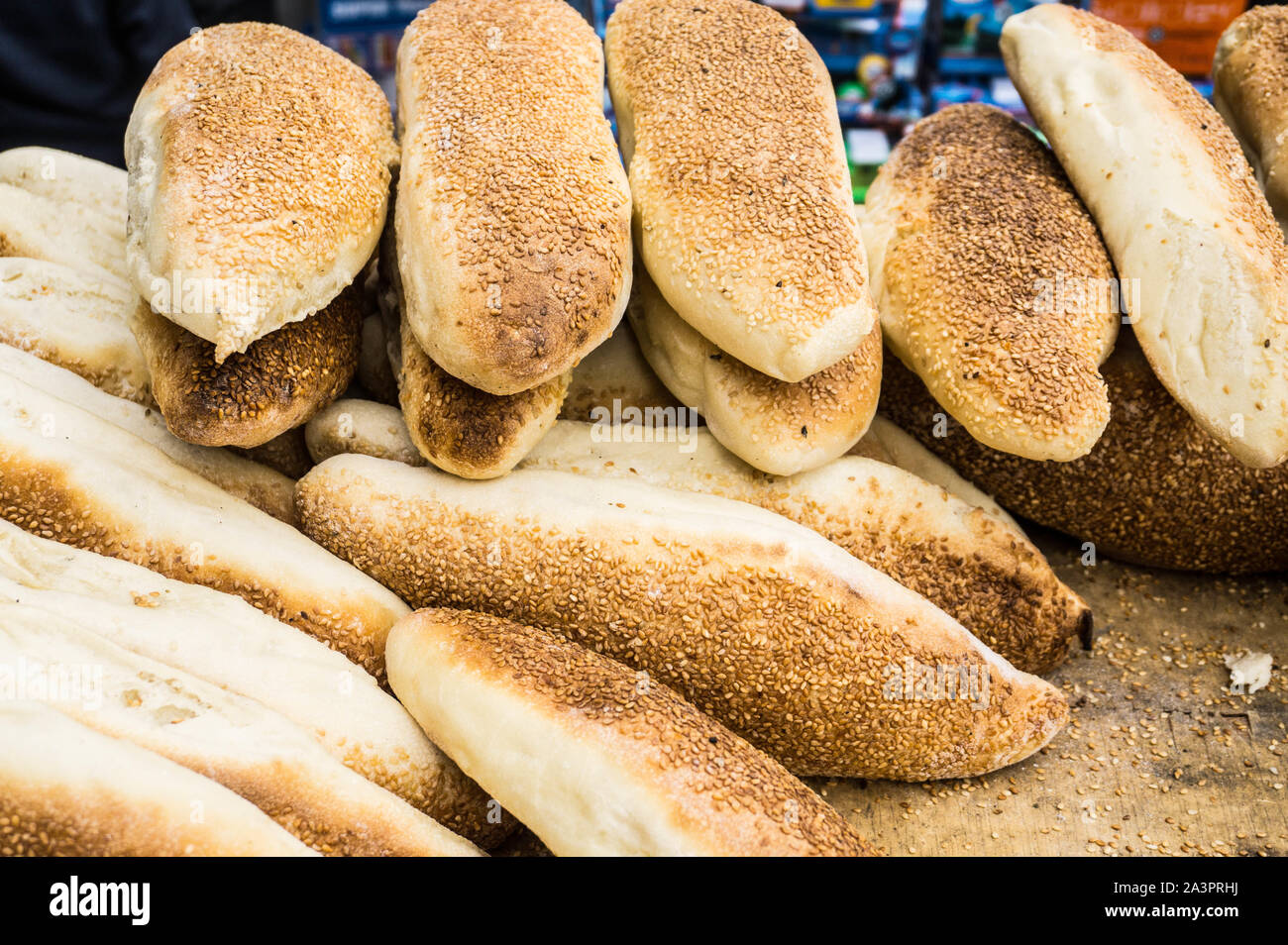Middle Eastern bread Stock Photo