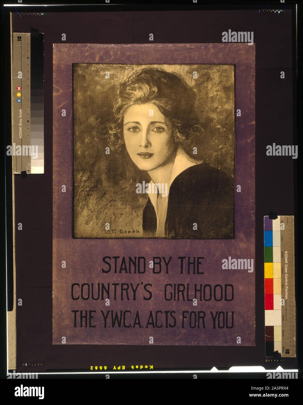 Stand by the country's girlhoodThe Y.W.C.A. acts for you Stock Photo