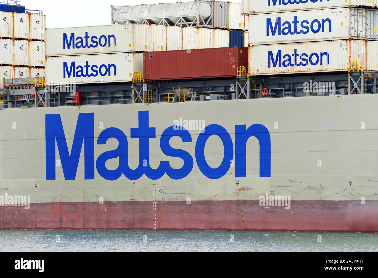 Matson container ship mahimahi hires stock photography and images Alamy