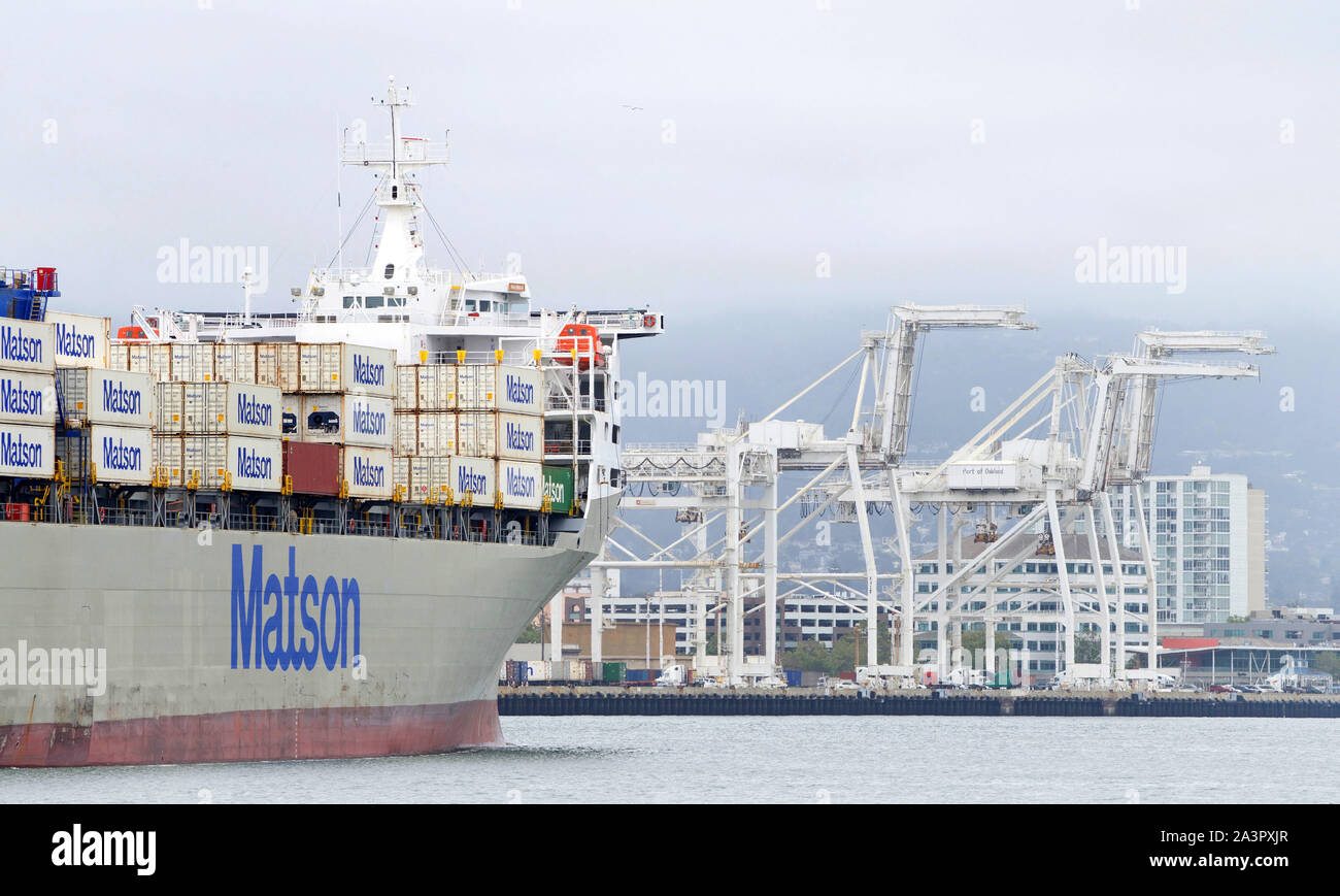 Matson shipping container hires stock photography and images Alamy