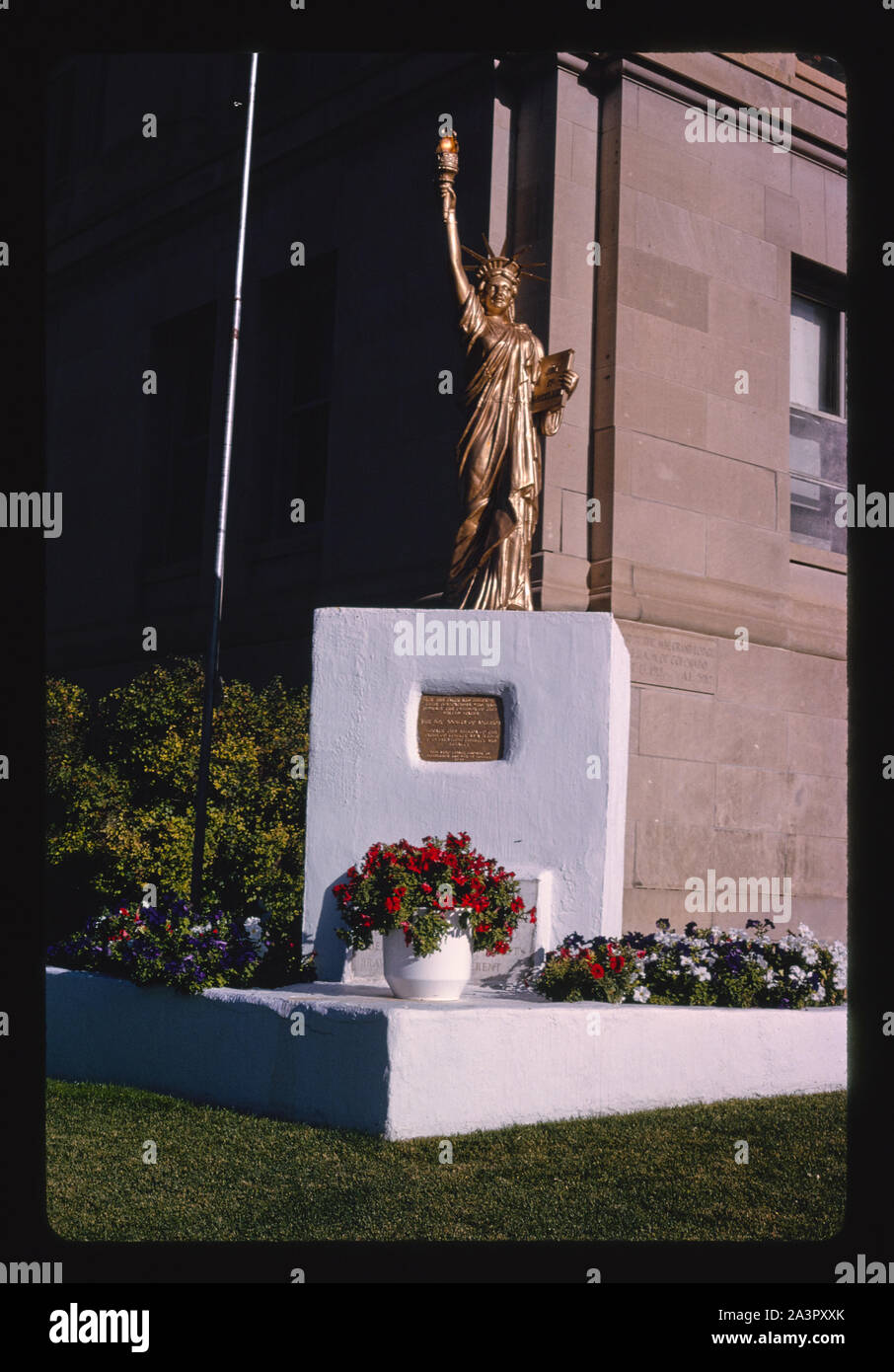 Statue of Liberty at Courthouse, Maple & First Streets, Trinidad