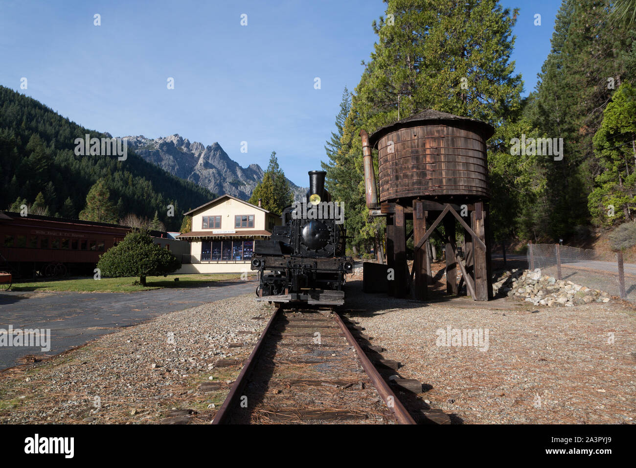 Dunsmuir california rail road park hires stock photography and images