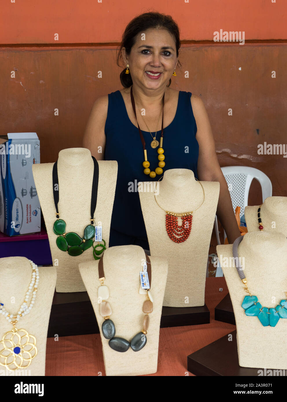hand weaving in South America Stock Photo Alamy