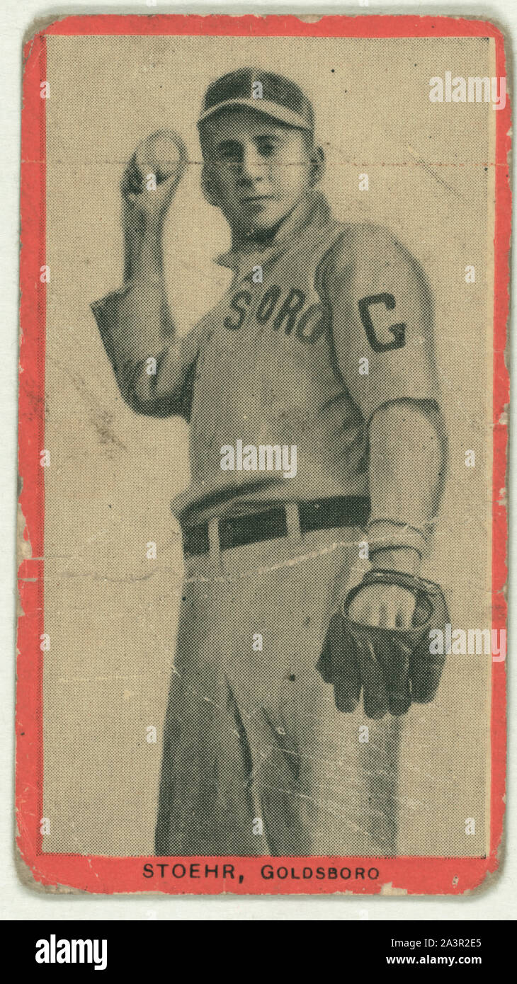 Stoehr, Goldsboro Team, baseball card portrait Stock Photo Alamy
