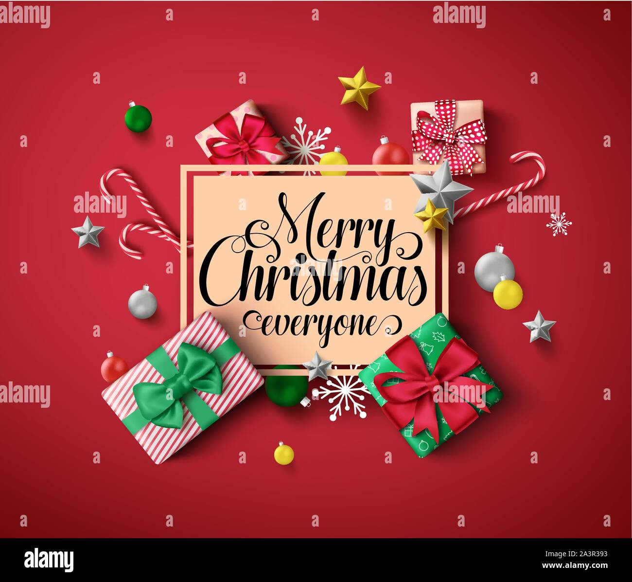 Merry christmas everyone hi-res stock photography and images - Alamy