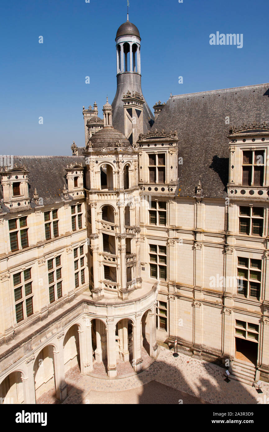 Chateau de Chambord, Loire Valley, France Stock Photo