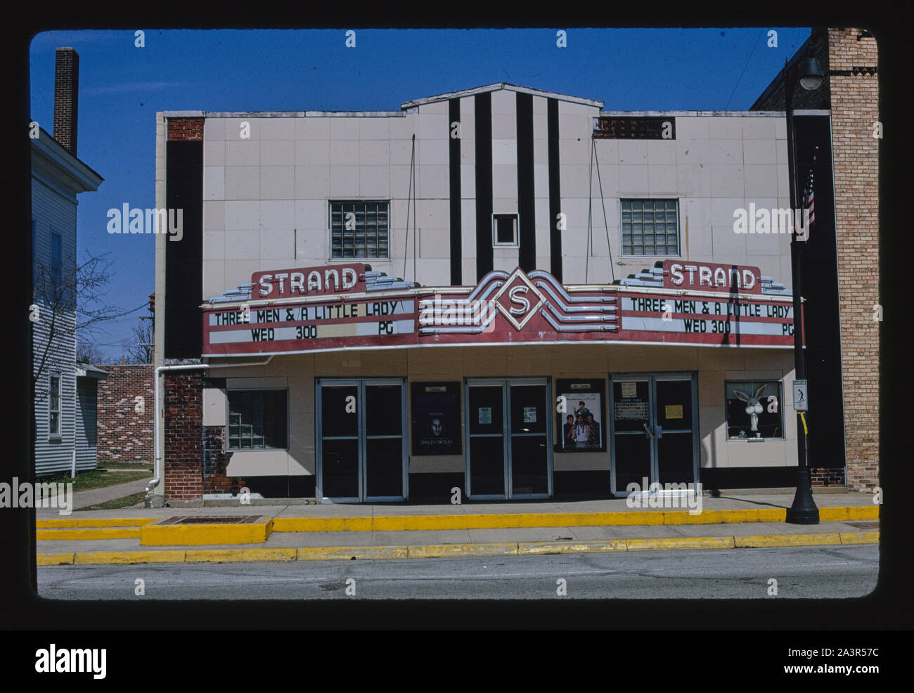 Strand Theater, Michigan Street, Paw Paw, Michigan Stock Photo Alamy