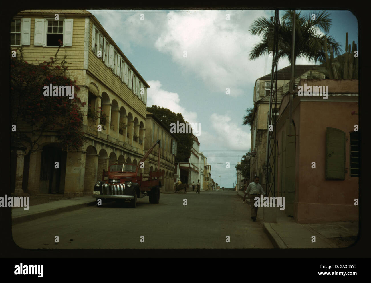 Street in Christiansted, St. Croix Virgin Islands Stock Photo Alamy