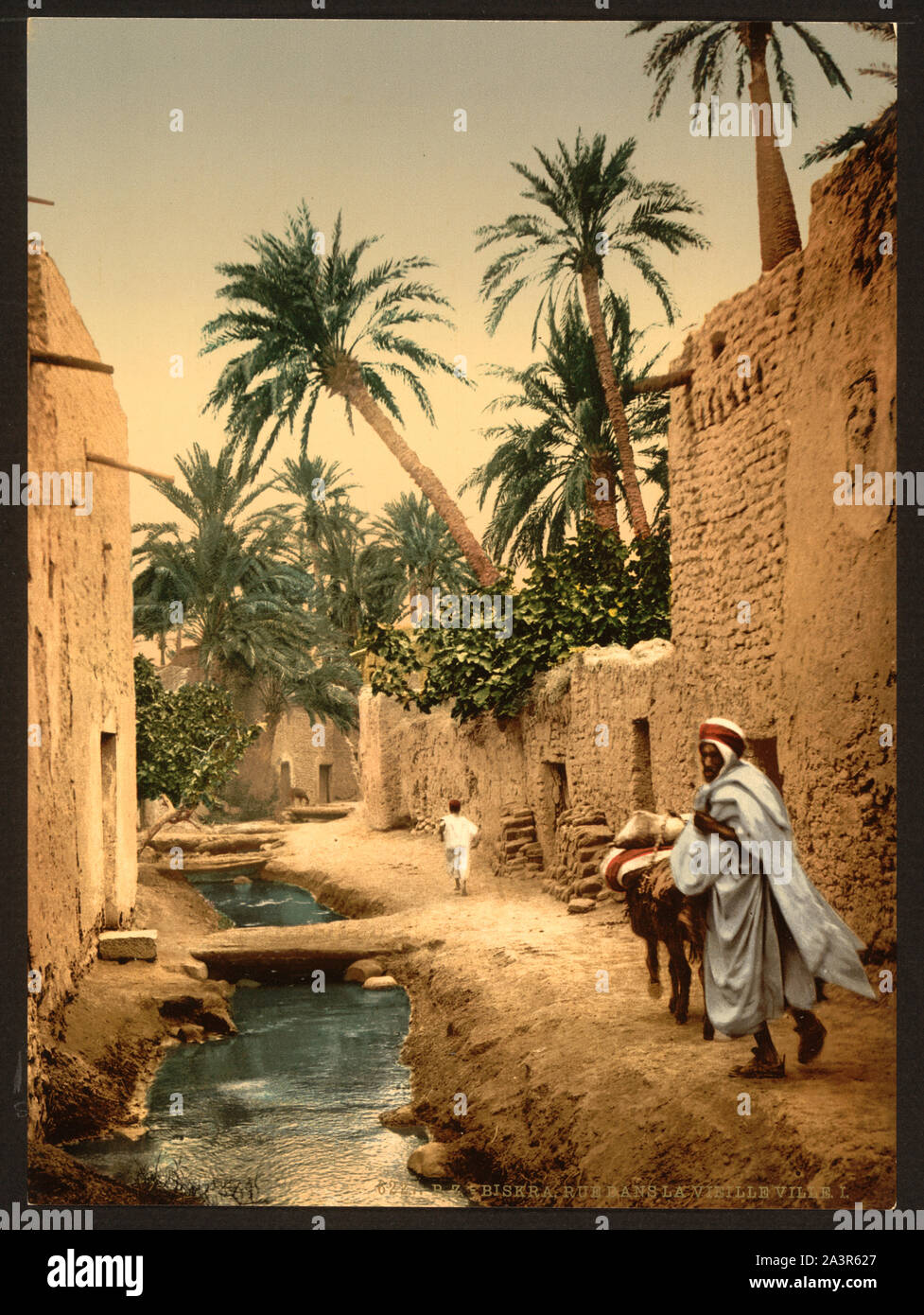 Street in the old town, I, Biskra, Algeria Stock Photo - Alamy