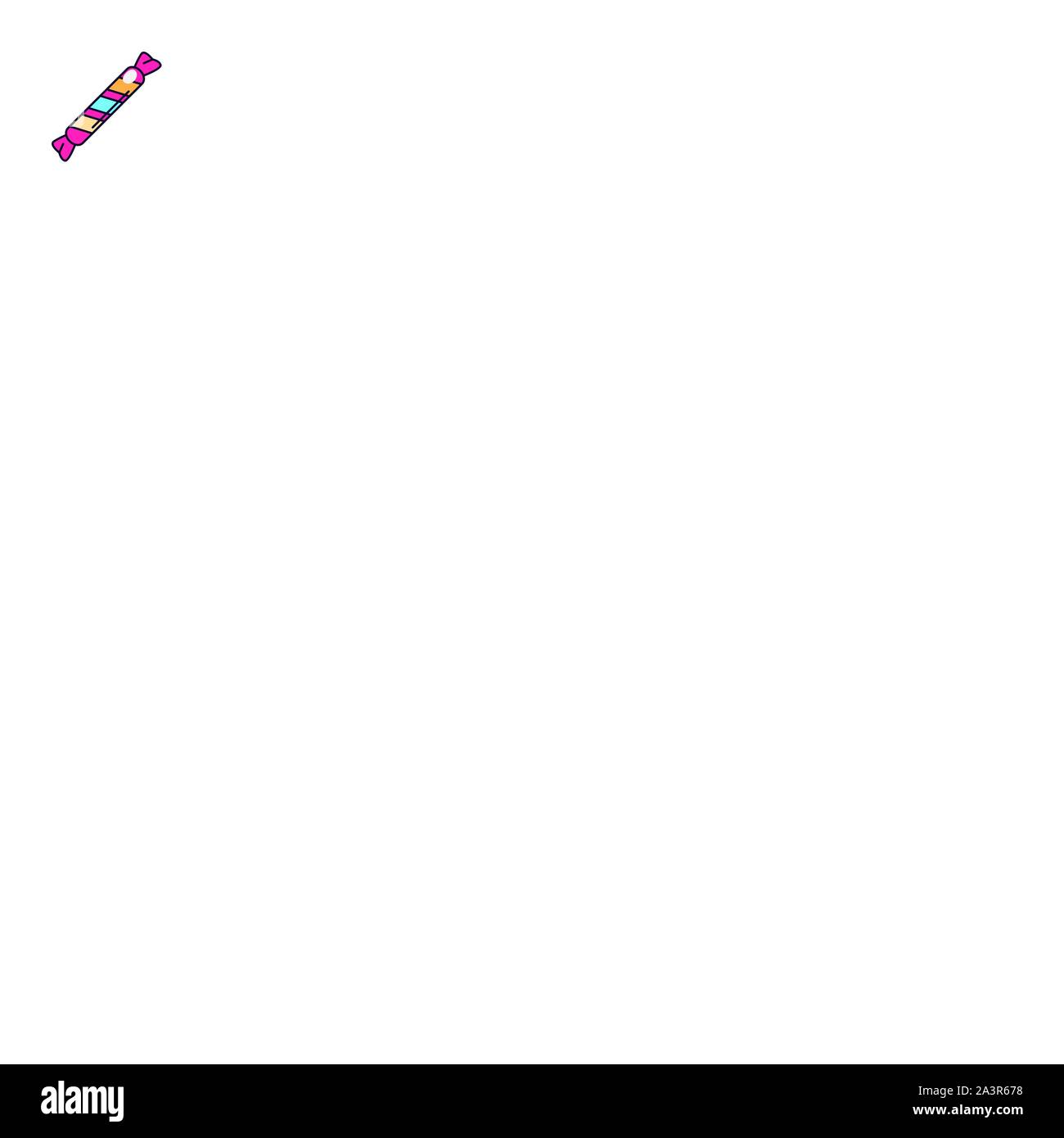 packing sweet and candies icon line fill illustration Stock Vector ...