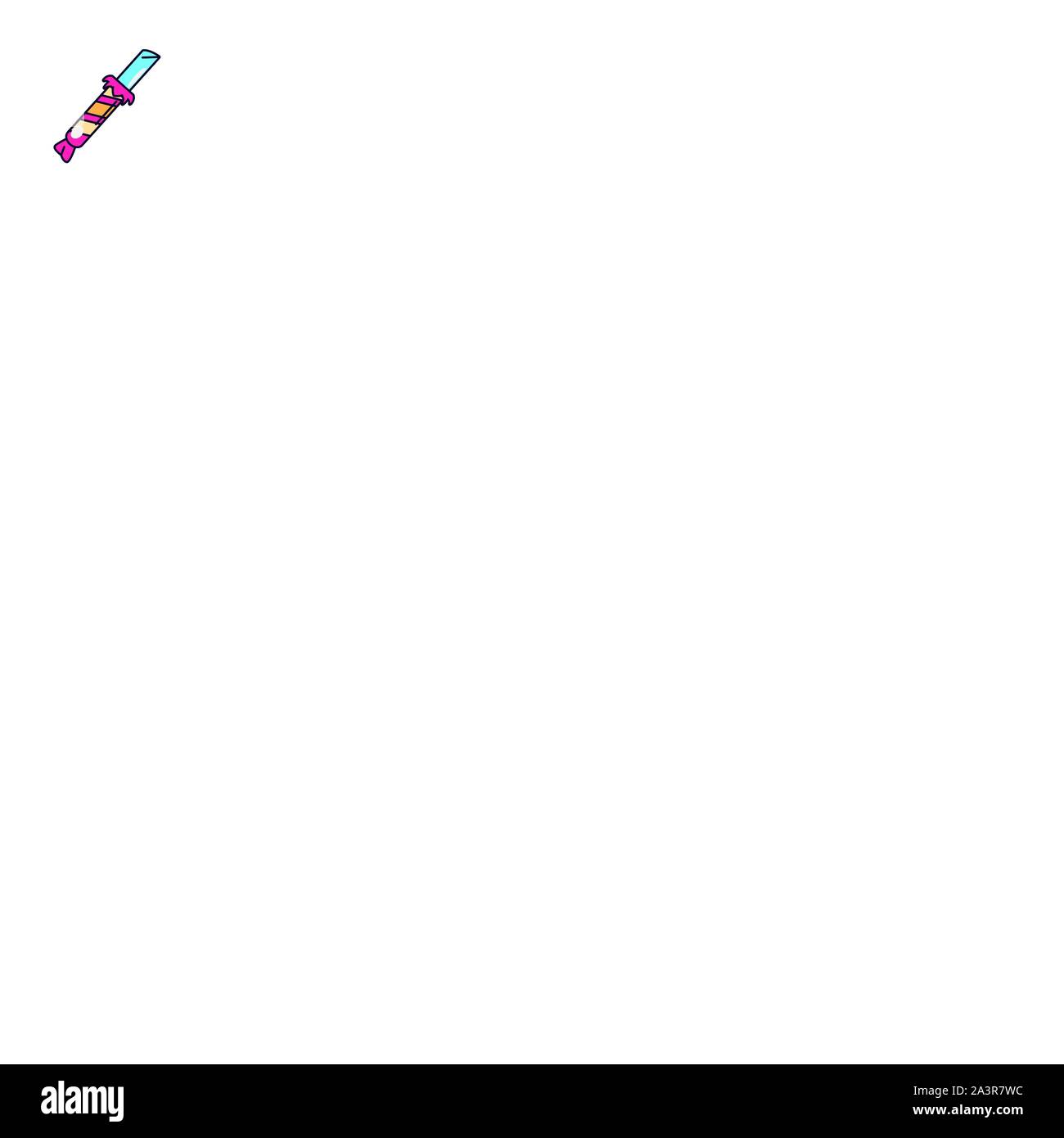 candy bar sweet and candies icon line fill illustration Stock Vector ...