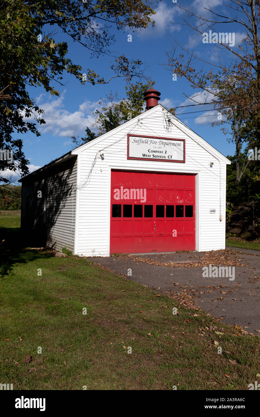 Suffield Fire Department, West Suffield, Connecticut Stock Photo Alamy