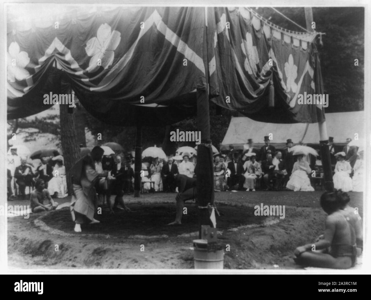 Sumo match, somewhere in Japan Stock Photo Alamy