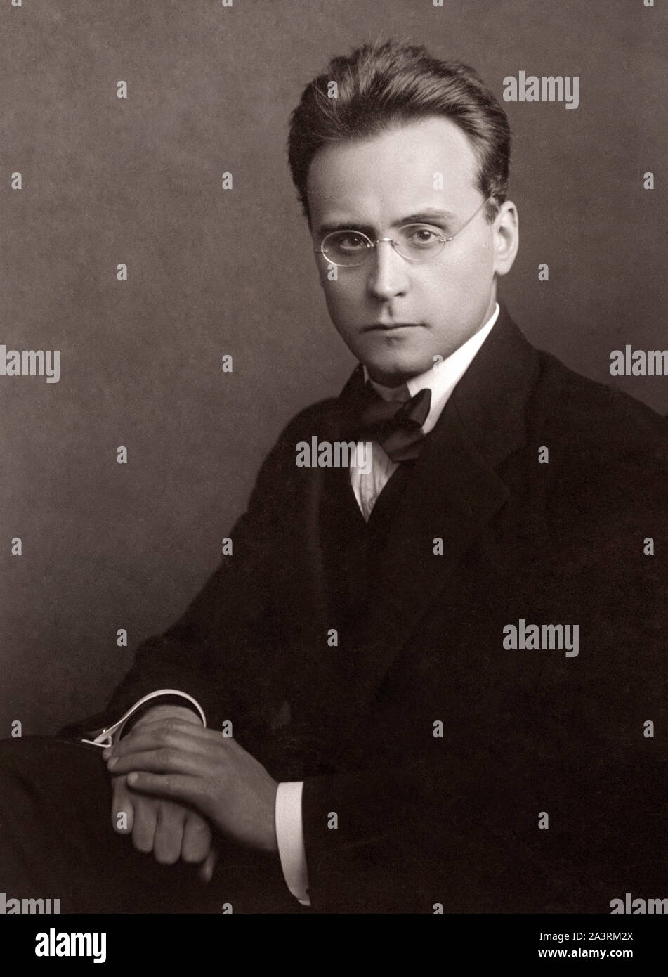 Anton Friedrich Wilhelm von Webern (1883 – 1945) was an Austrian composer and conductor. Stock Photo