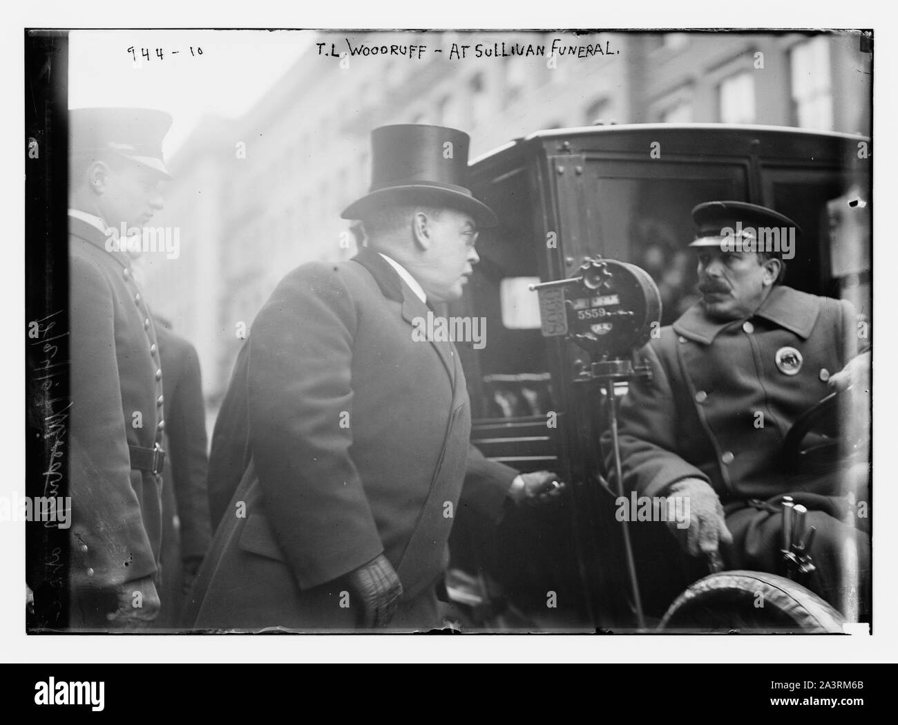 T.L. Woodruff at Sullivan funeral, New York Stock Photo Alamy