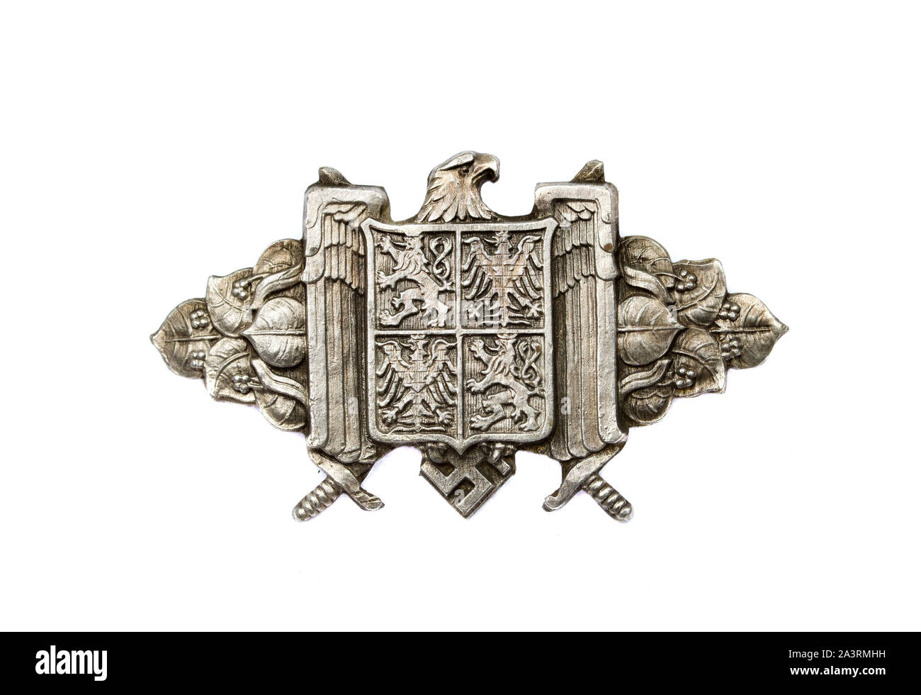 German Protectorate Bohemia honor badge. Period of Secont World War. Stock Photo