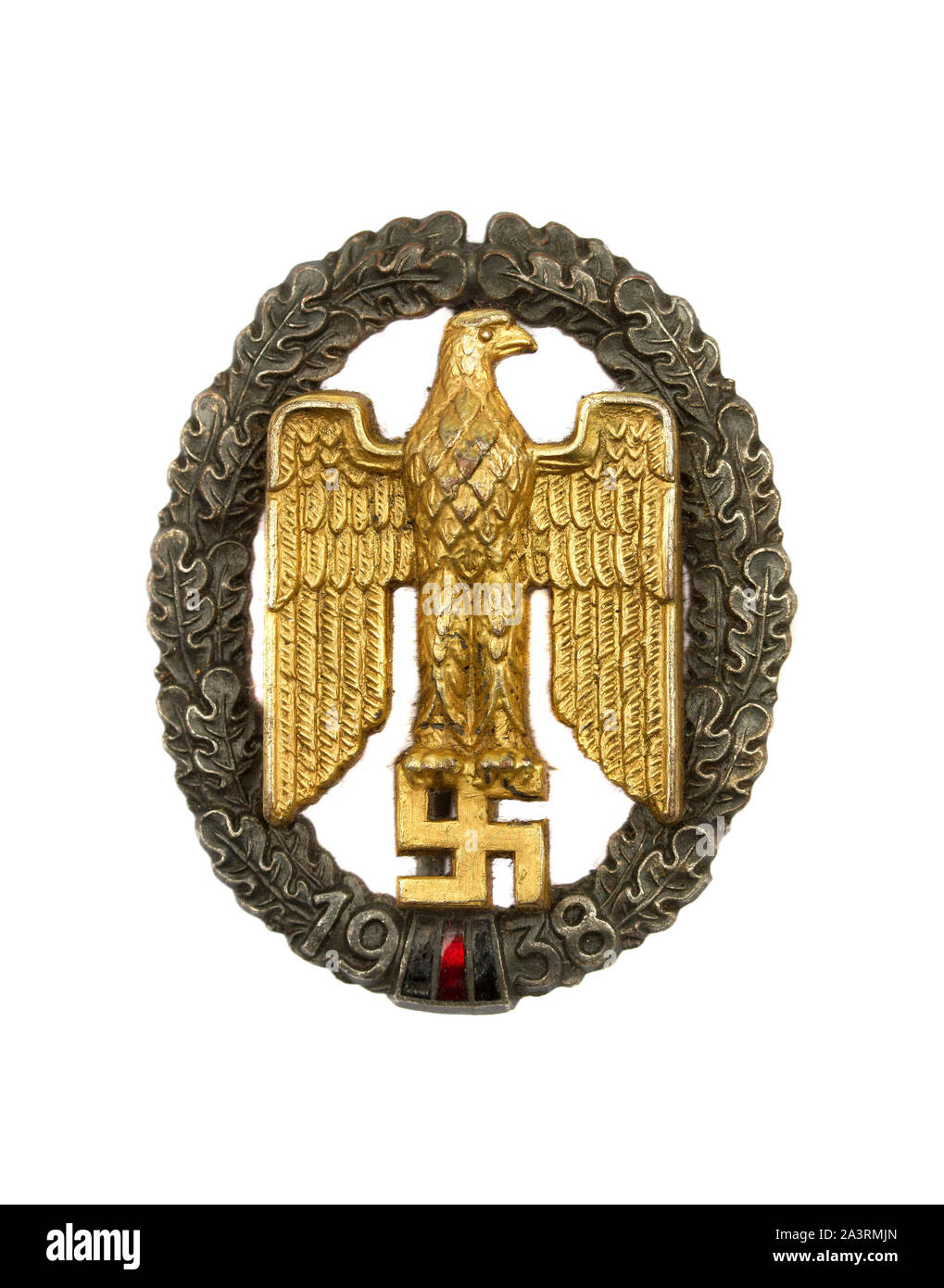 Second World War German GAU Sudetenland badge. 1938 Stock Photo