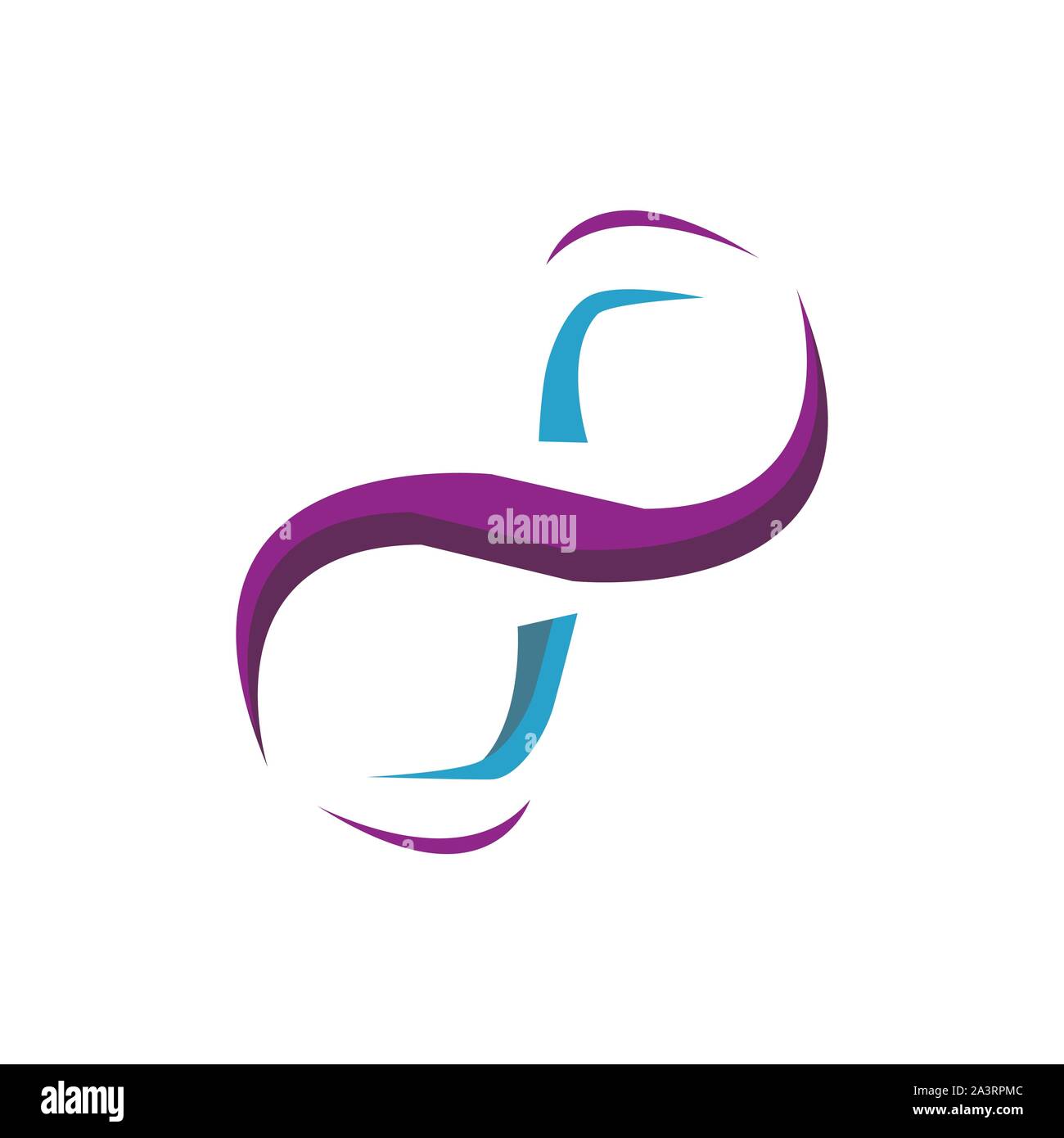 creative stylish concept of infinity logo design vector illustrations Stock Vector