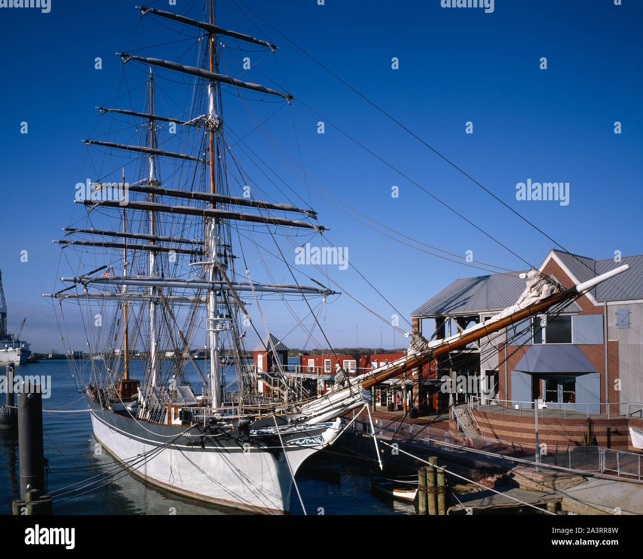 Tall ship Elissa, Galveston, Texas Stock Photo Alamy