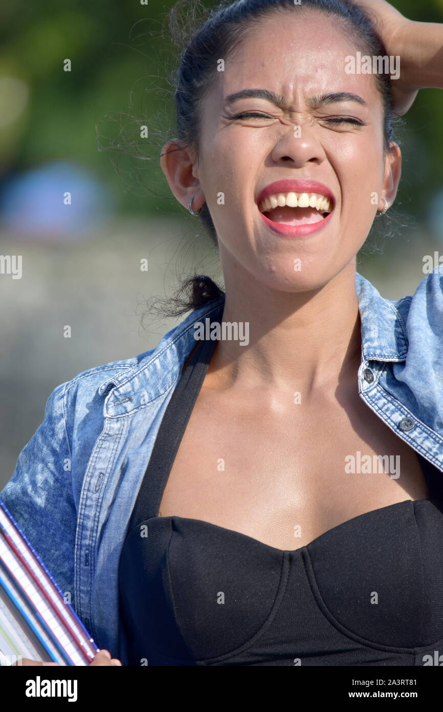 School Girl Under Stress Stock Photo Alamy school-girl-under-stress-stock-photo-alamy