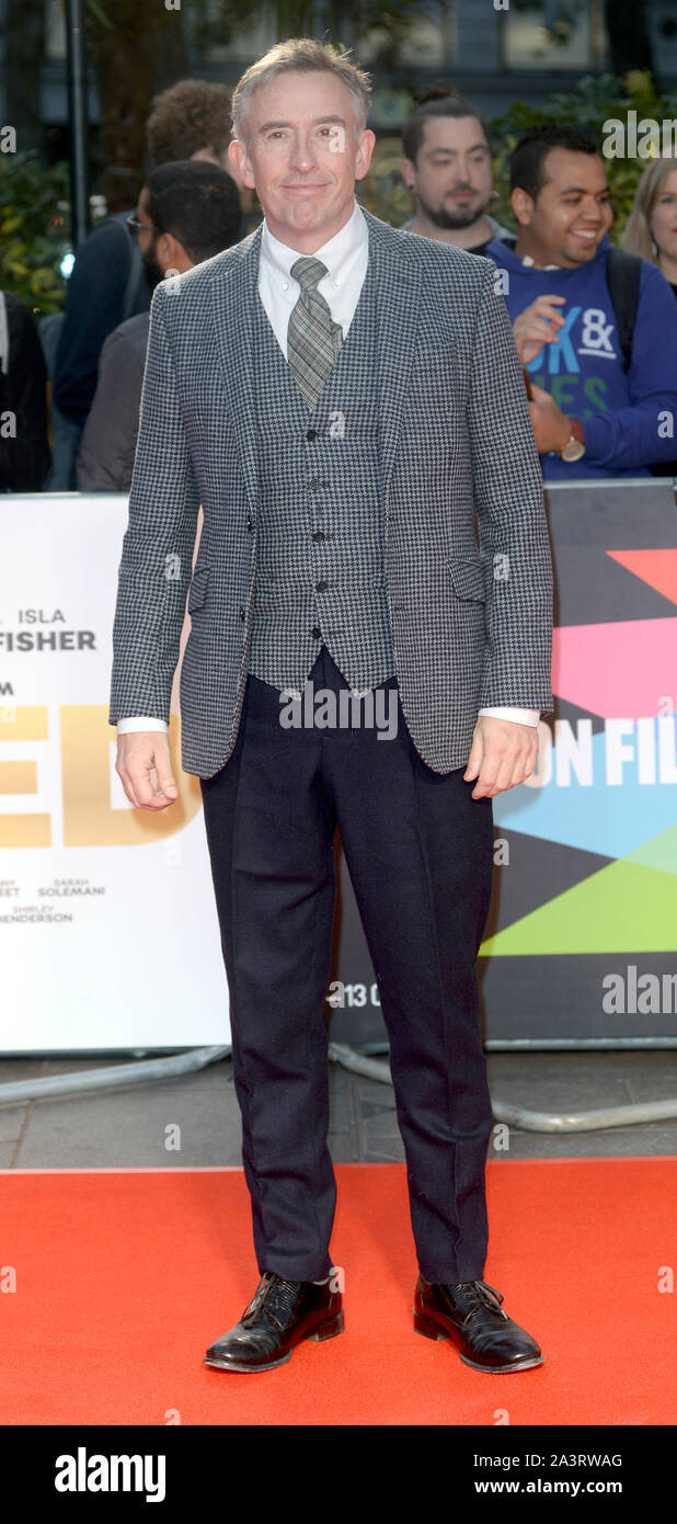Photo Must Be Credited ©Alpha Press 078237 09/10/2019 Steve Coogan Greed Premiere during the 63rd BFI LFF London Film Festival 2019 in London Stock Photo
