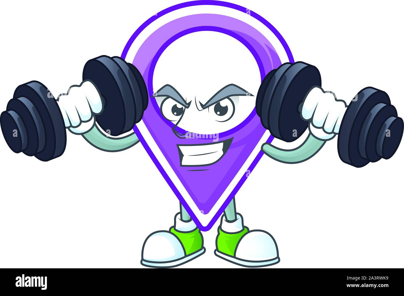 Fitness Pin Location In The A Maps Stock Vector Image & Art - Alamy