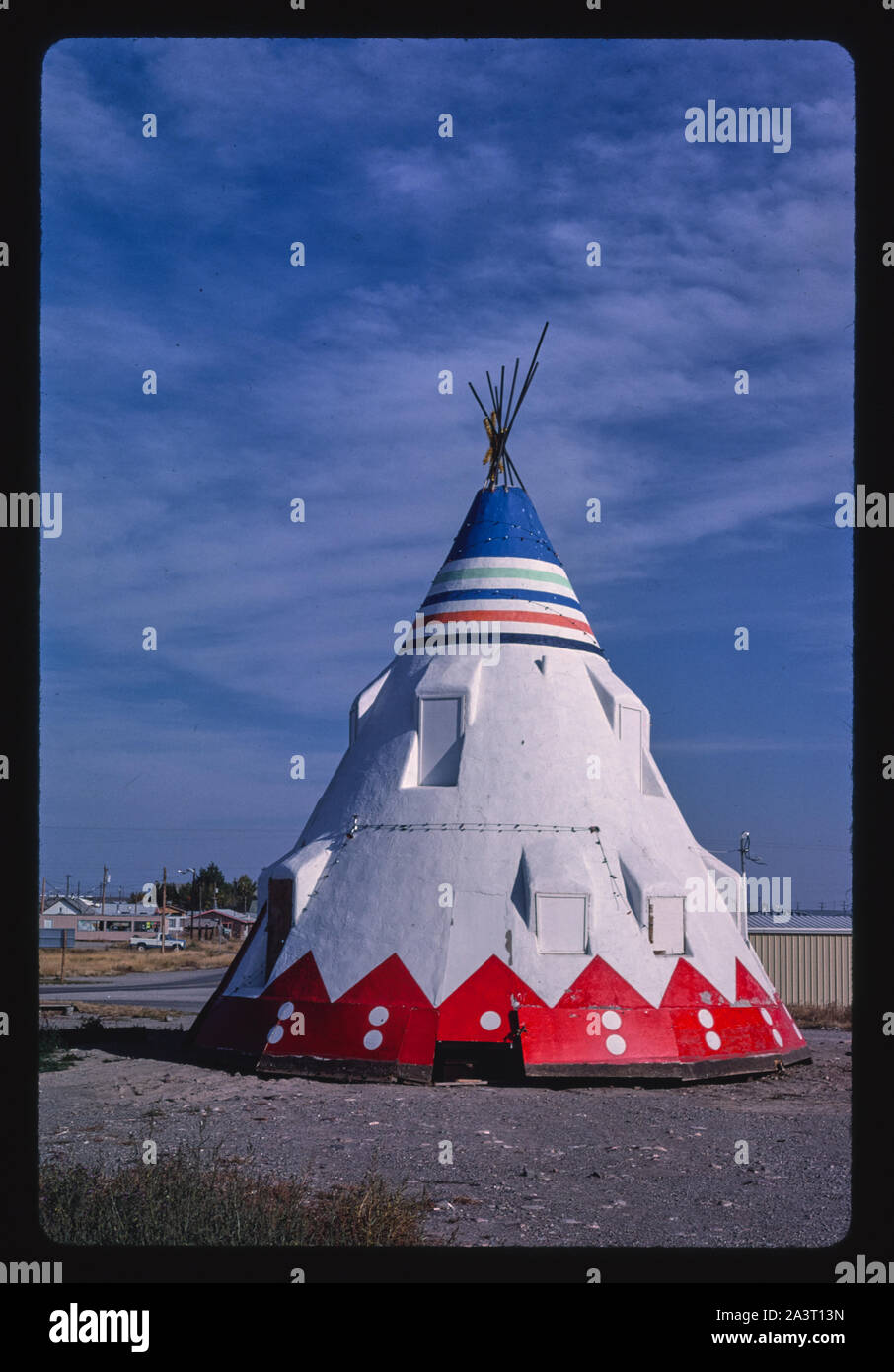 Teepee cafe, Browning, Montana Stock Photo Alamy