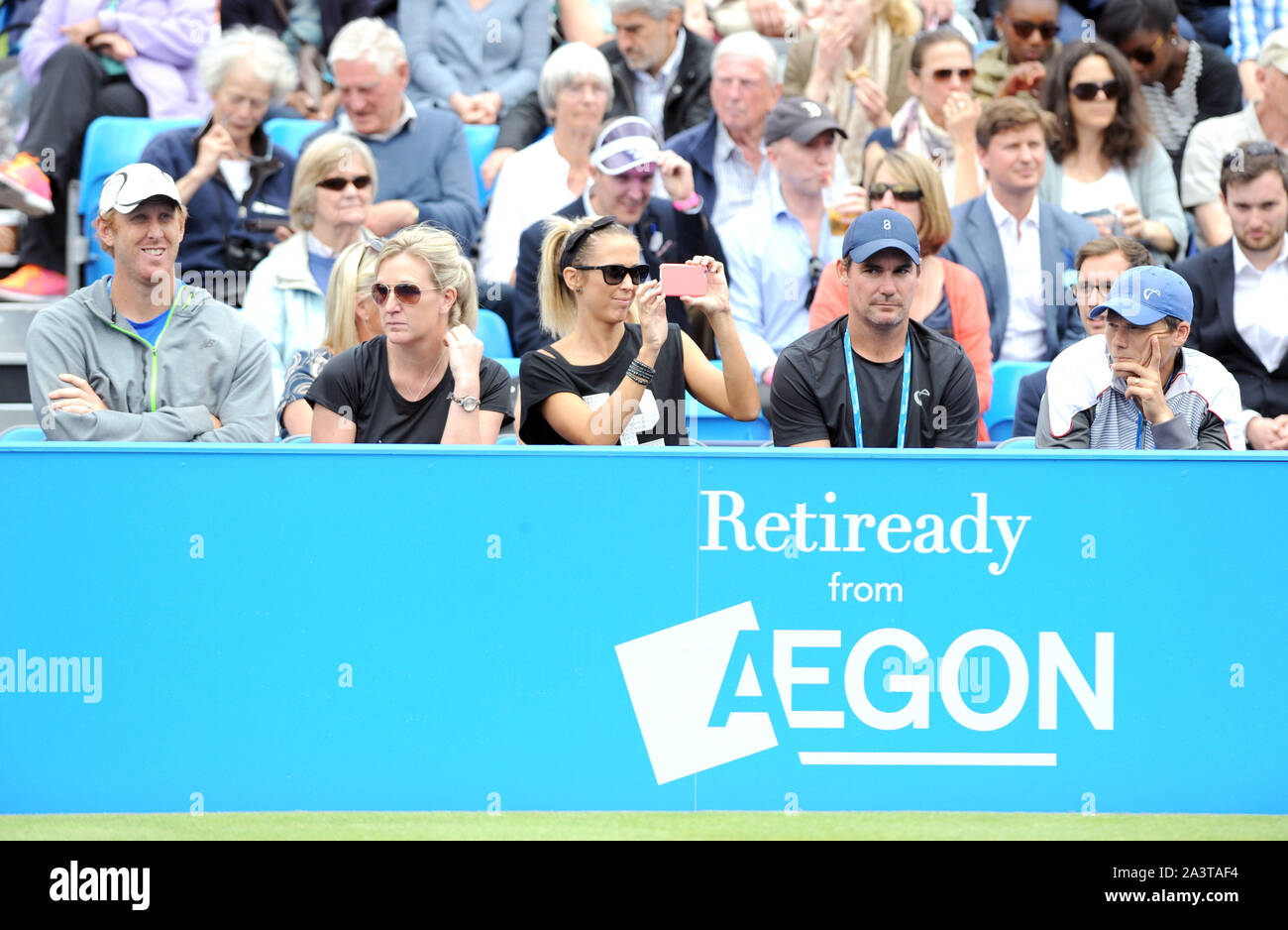 Photo Must Be Credited ©Kate Green/Alpha Press 079802 15/06/2015 Bec Cartwright during The Aegon Championships 2015 at Queens Club London Stock Photo