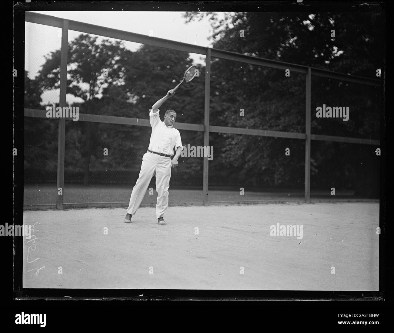 Competitive tennis tennis players Black and White Stock Photos & Images ...