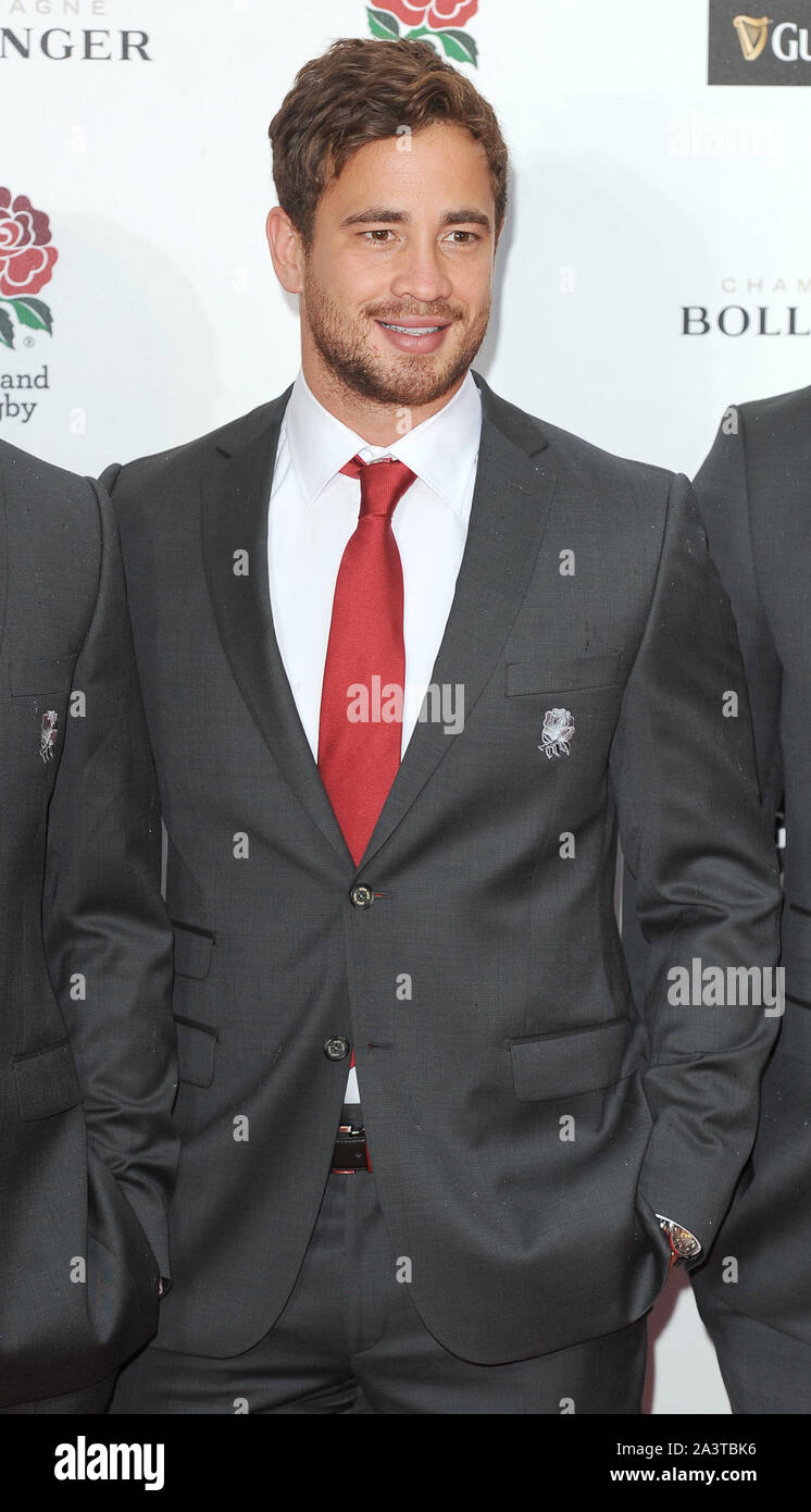 Photo Must Be Credited ©Jeff Spicer/Alpha Press 079852 05/08/2015 Danny Cipriani at the Carry Them Home Rugby Dinner held at Grosvenor House London Stock Photo