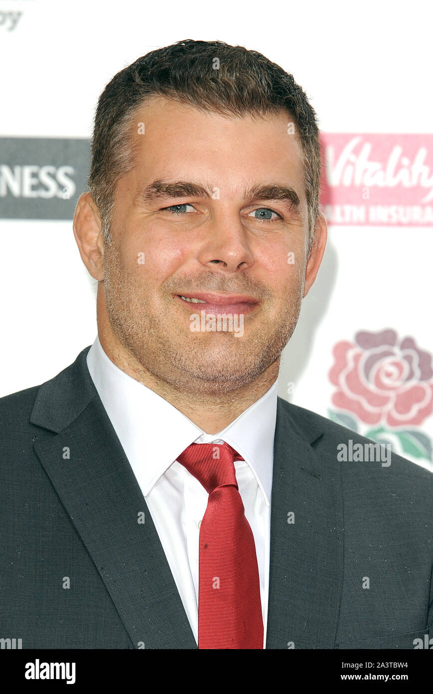 Photo Must Be Credited ©Jeff Spicer/Alpha Press 079852 05/08/2015 Nick Easter at the Carry Them Home Rugby Dinner held at Grosvenor House London Stock Photo