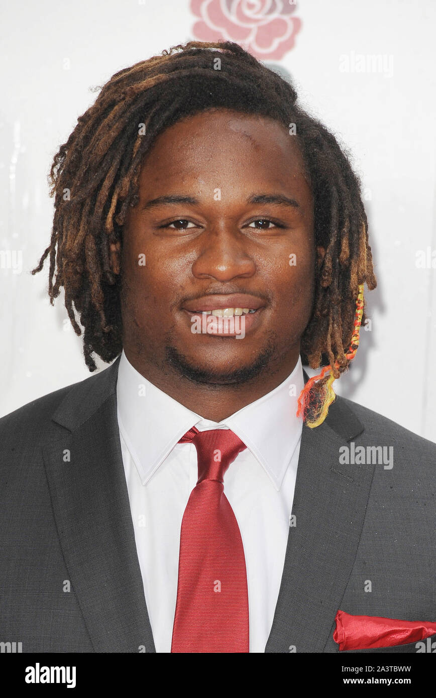 Photo Must Be Credited ©Jeff Spicer/Alpha Press 079852 05/08/2015 Marland Yarde at the Carry Them Home Rugby Dinner held at Grosvenor House London Stock Photo