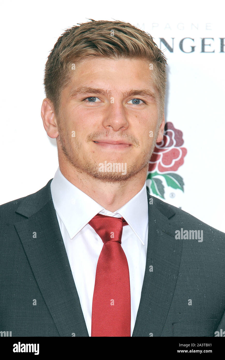 Photo Must Be Credited ©Jeff Spicer/Alpha Press 079852 05/08/2015 Owen Farrell at the Carry Them Home Rugby Dinner held at Grosvenor House London Stock Photo