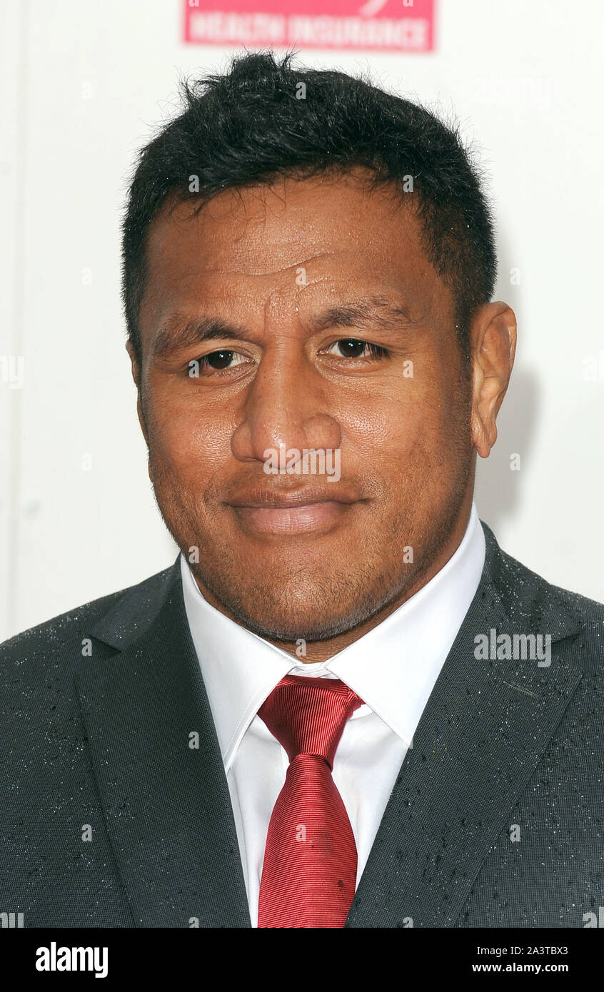 Photo Must Be Credited ©Jeff Spicer/Alpha Press 079852 05/08/2015 Mako Vunipola at the Carry Them Home Rugby Dinner held at Grosvenor House London Stock Photo