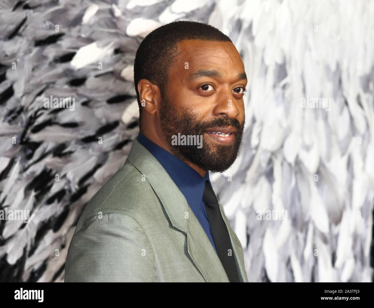 Chiwetel Ejiofor attends the Maleficent: Mistress of Evil European Film Premiere at the Odeon IMAX Waterloo in London. Stock Photo